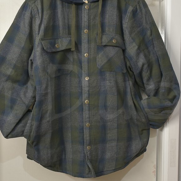 Legendary Outfitters men shirt jacket Green M L XL XXL - Picture 3 of 10